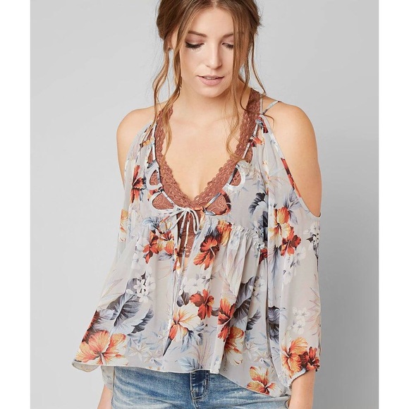 Buckle Tops - Buckle | Gimmicks | Floral Chiffon Top